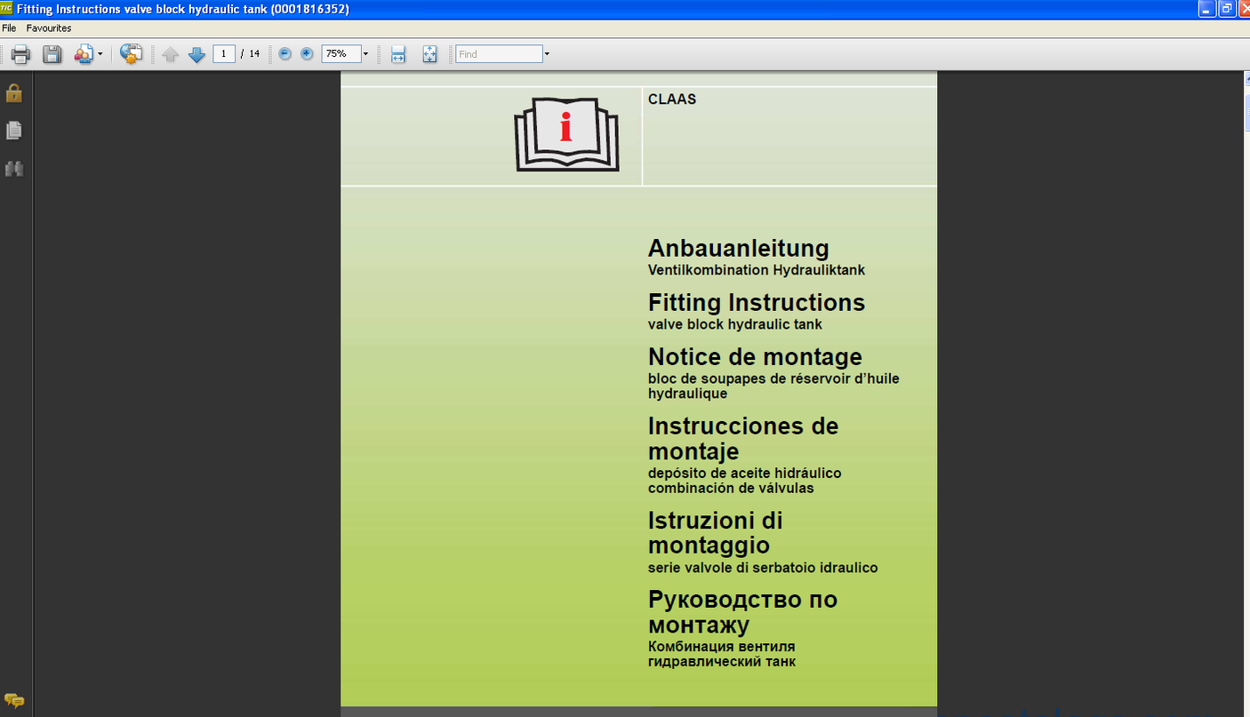 CLAAS Web Tic Software