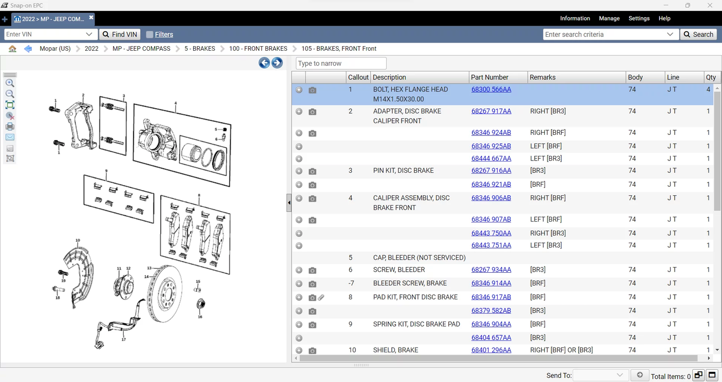 Chrysler Parts Catalog