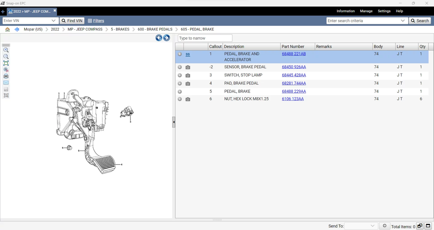 Chrysler Parts Catalog