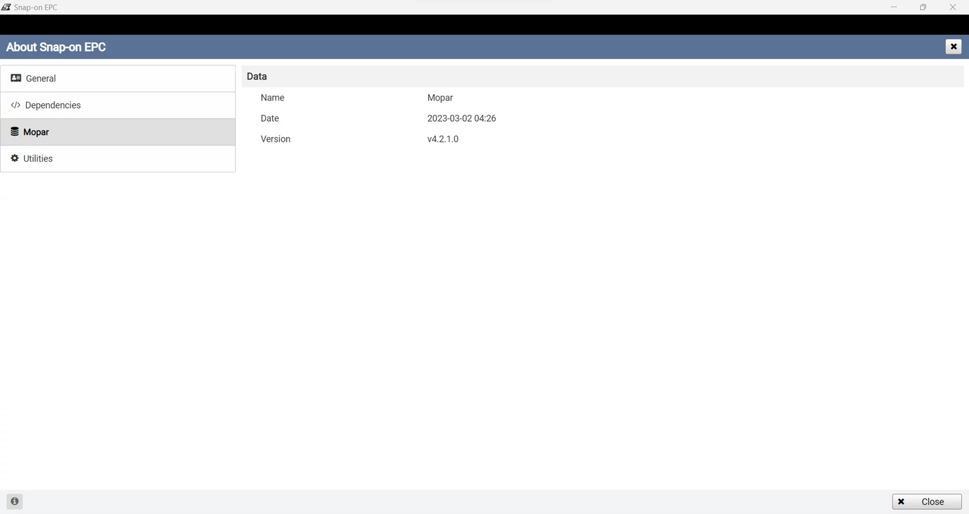 Chrysler Parts Catalog