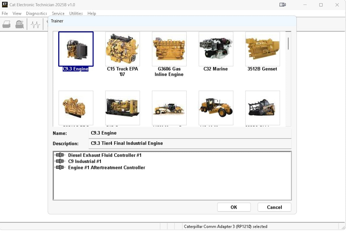 CATERPILLAR ET2025B FULL SERVICE DEALER + FACTORY PASSWORD + FLASH FILES