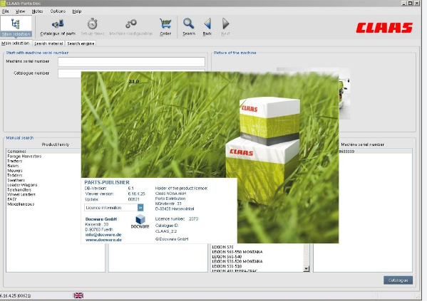 CLAAS Part Doc Program