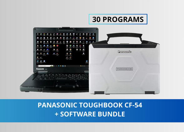 Panasonic Toughbook CF-54 + Heavy Equipment Bundle ( 35 programs )