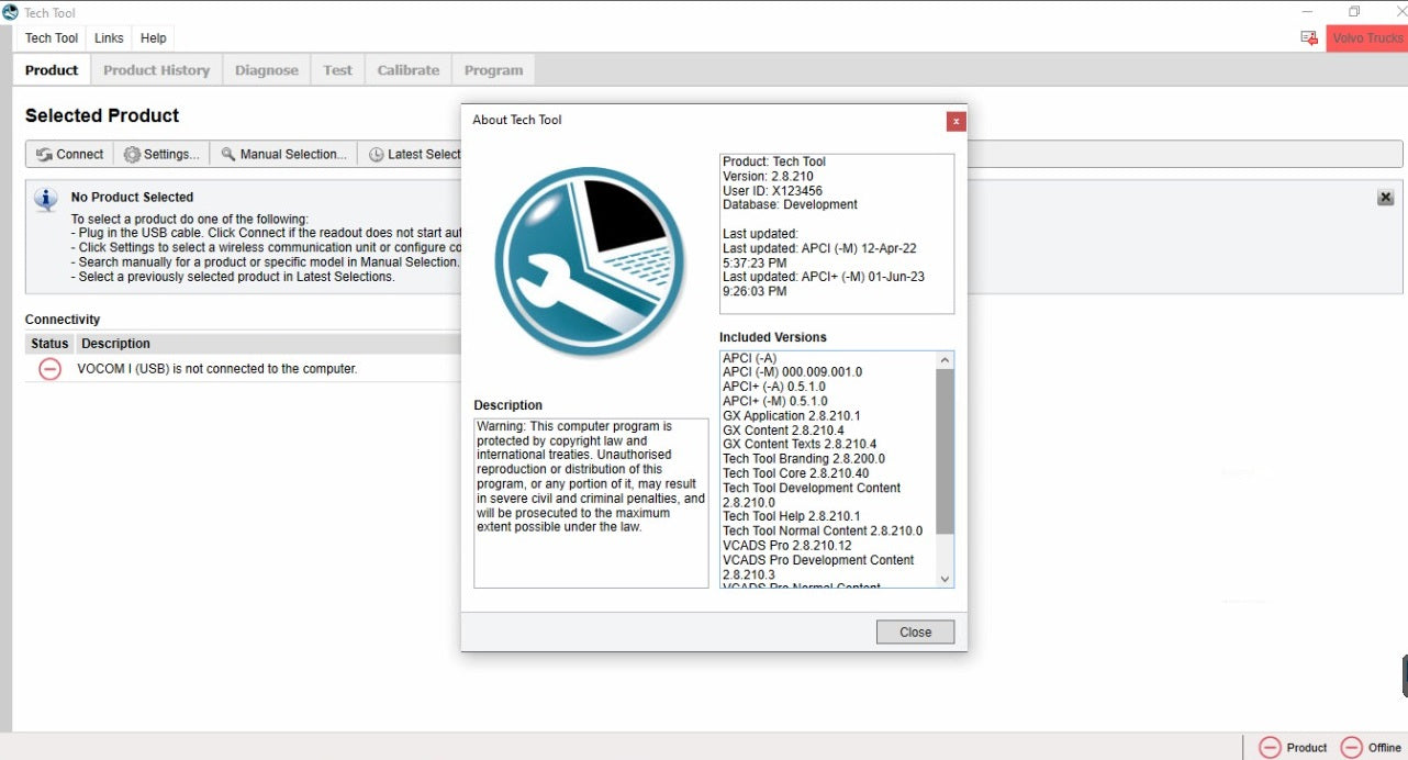 Volvo & Mack Techtool 2.8.150 Development Apci Update 12.2023 + Devtool Professional