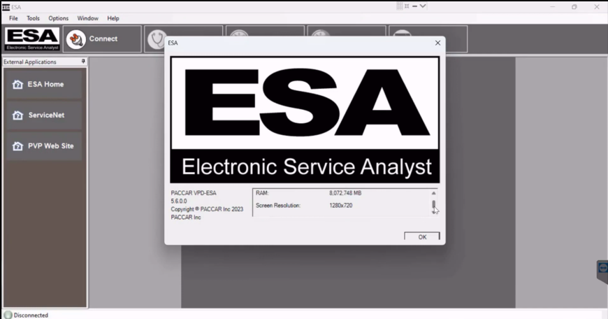 Paccar ESA 5.7.0 (Kenworth & Peterbilt) SW Programming Files 02.2025