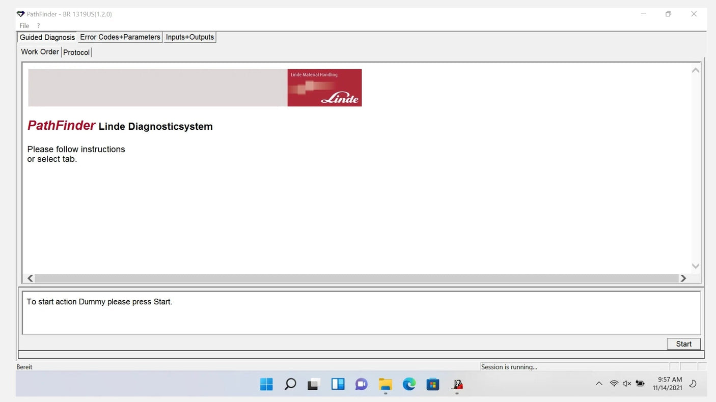 LINDE PATHFINDER DIAGNOSTIC 3.5.8.4 [01.2020]