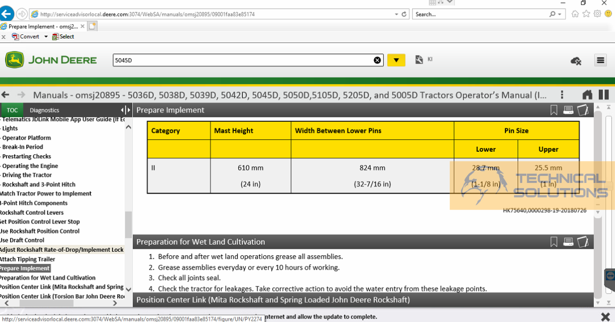 John Deere Service Advisor 5.4.4 Agriculture Construction Forestry 02.2025 + DTAC Solutions