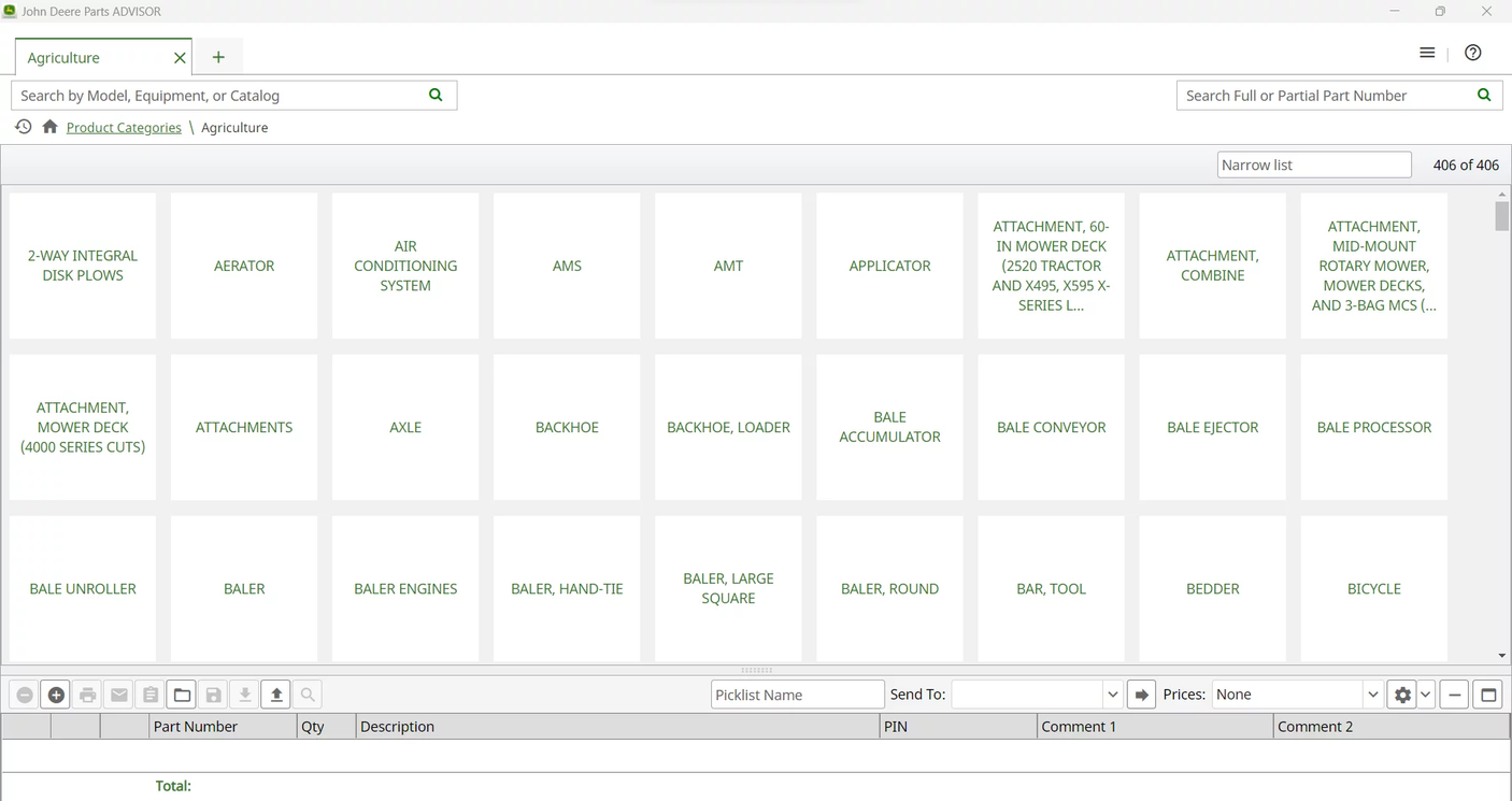 John Deere & Hitachi Parts Advisor [03.2025] CF + AG + HITACHI