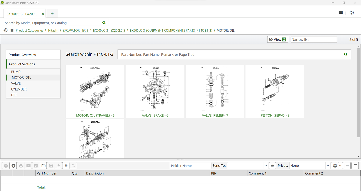 John Deere & Hitachi Parts Advisor [03.2025] CF + AG + HITACHI